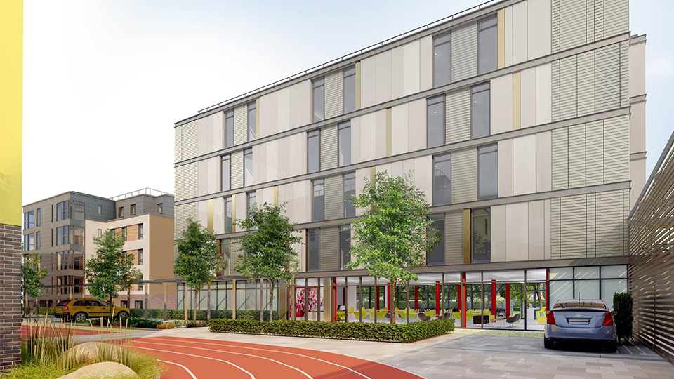 illustration of the Elite Athlete Centre at Loughborough 